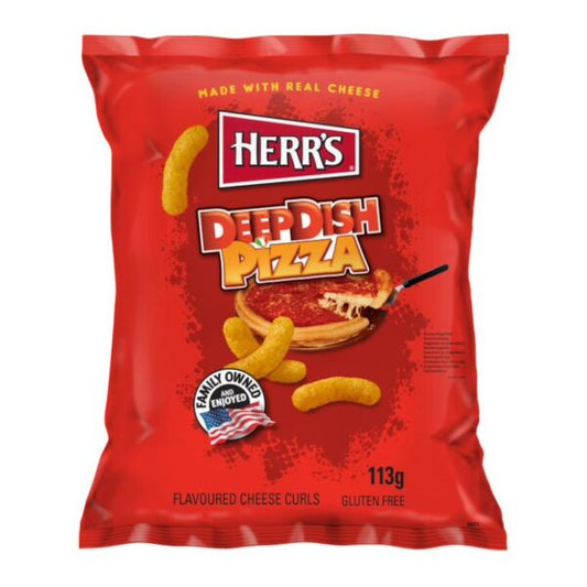 Herr's Deep Dish Pizza Flavored Cheese Curls