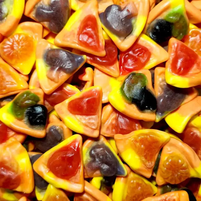 Filled pizza slices