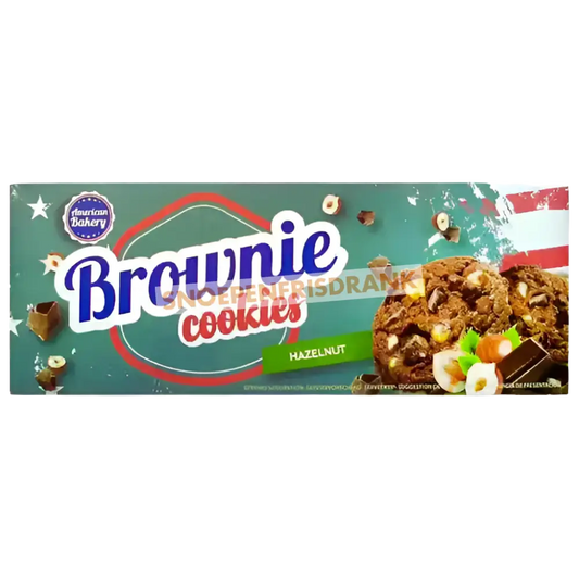 American Bakery Brownie Koekjes Hazelnoot - 106G