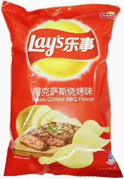 Lay's texas frilled bbq flavor